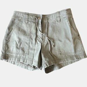 J. Crew Green Drawstring Utility Shorts